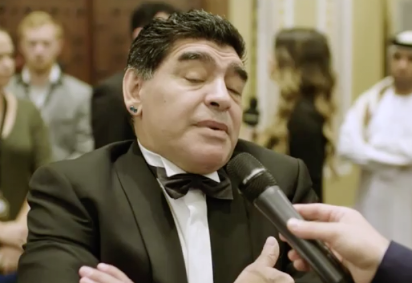 Aggressione alla fidanzata in hotel, la versione di Maradona